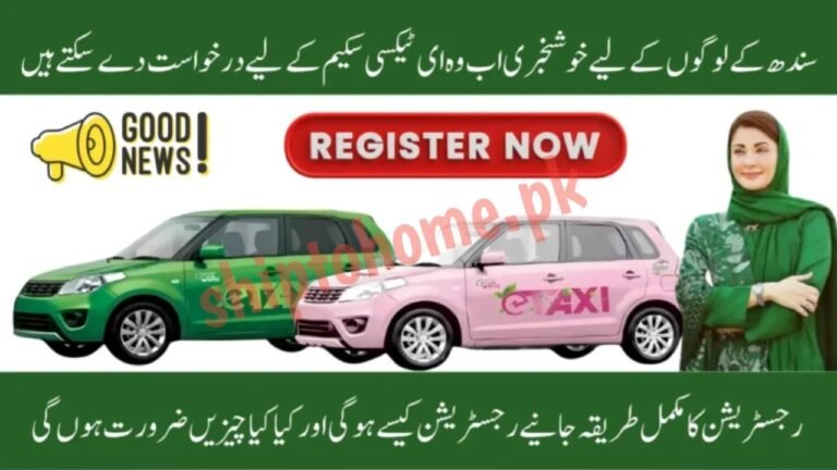 Sindh E-Taxi Scheme