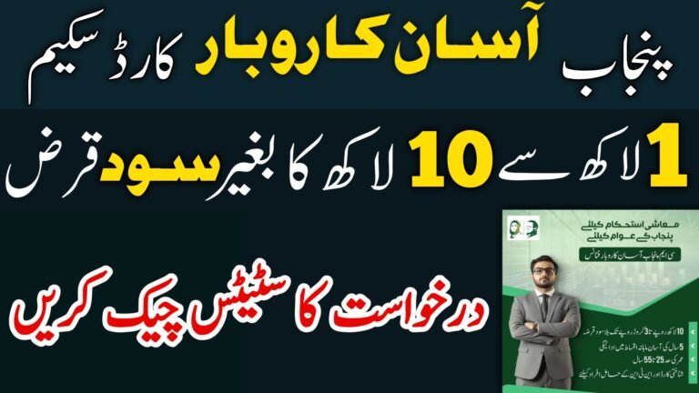 Asaan Karobar Finance Scheme