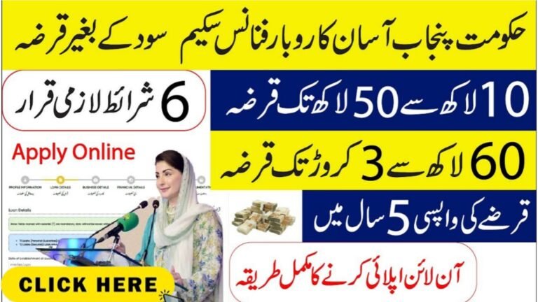 Very Easy Guide: How To Apply For CM Punjab Loan Scheme Online Step by step Compleate Method