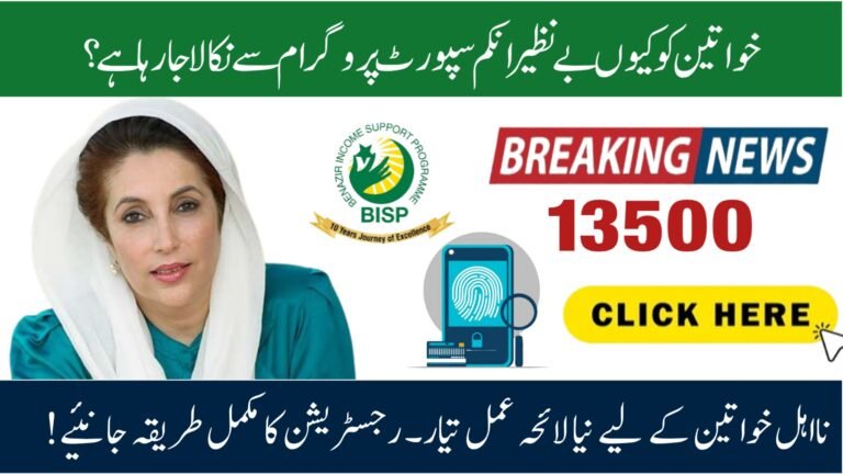BISP: Why the Government Removed 8 Lakh Women from the Program