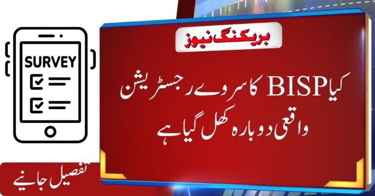 Is BISP Survey Registration 2025 Really Open Again