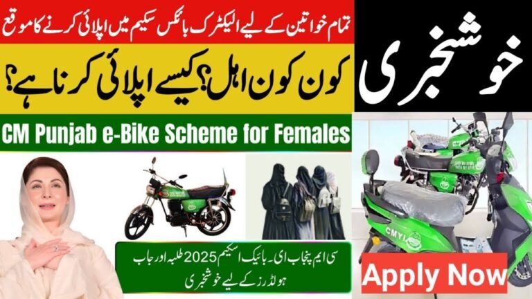 CM Punjab E-Bike Scheme 2025: Rs 100000 Subsidy Announced for Electric Bikes