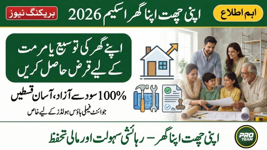 Big News: Apni Chhat Apna Ghar Scheme 2026 – Interest-Free Home Expansion Loan for Joint Families in Punjab