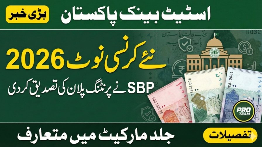 Breaking News: New Currency Notes Pakistan 2026 – SBP Confirms Printing and Release Plan