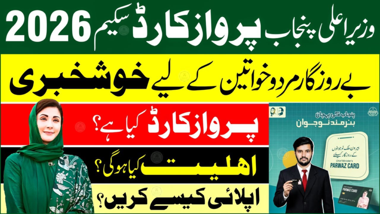 CM Punjab Parwaz Card Program 2026 – Online Apply Complete Guide