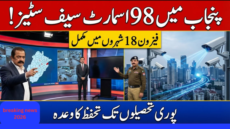 Punjab to Establish Smart Safe Cities In 98 Tehsils 2026