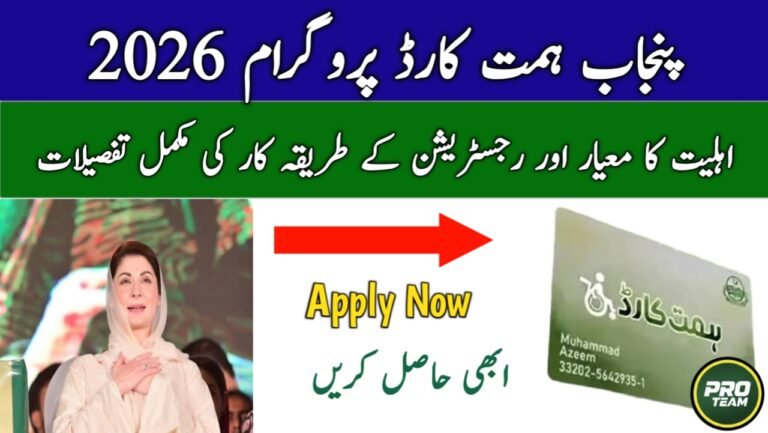 CM Himmat Card Program 2026