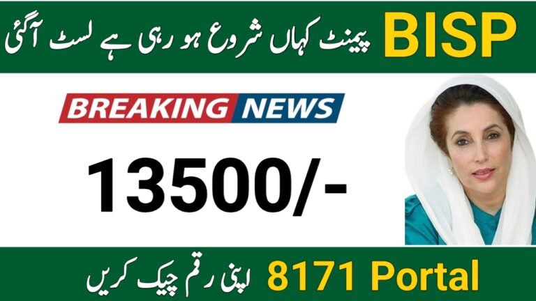 BISP 8171 Check by SMS 2026 New Registration Method and CNIC Verification Guide